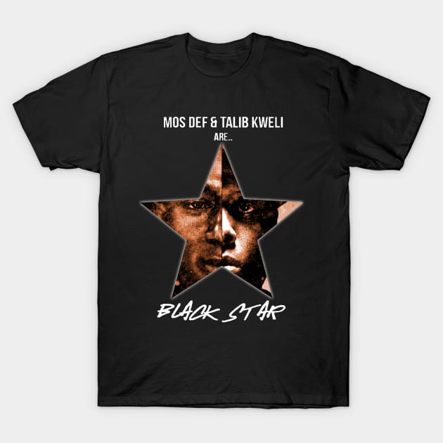 Black Star T-Shirt by StrictlyDesigns